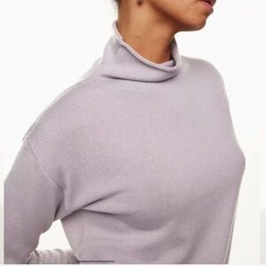 WILFRED purple wool cyprie sweater